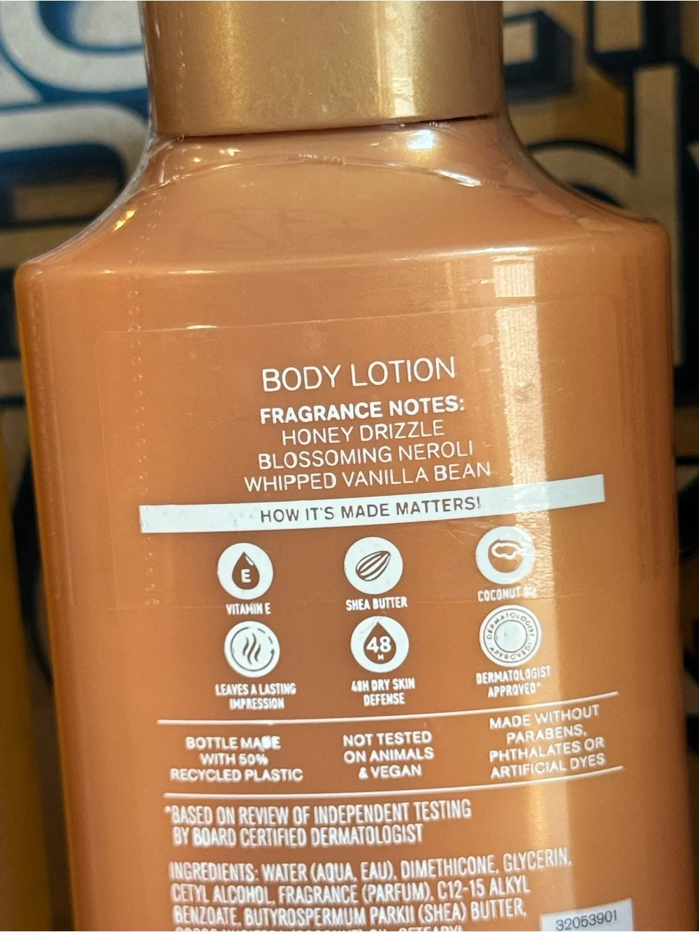 NEW B&BW Sealed Whipped Honey & Vanilla Body Wash and Body Lotion